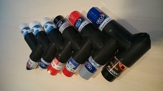 Spray can storage rack