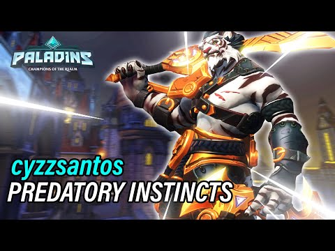 cyzzsantos Tiberius Pro Competitive l MASTER l PREDATORY INSTINCTS l PALADINS GAMEPLAY