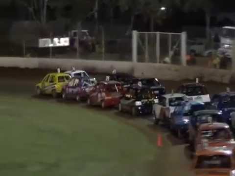 Junior Sedans QLD Title - Final - Lockyer Valley Speedway - 7/2/2015