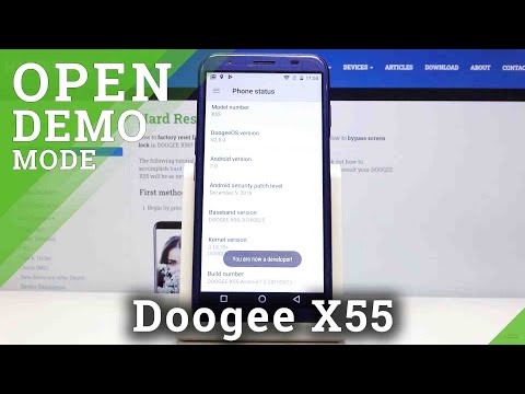 How to Enable Demo Mode on DOOGEE X55 – Run Device in Demo Mode
