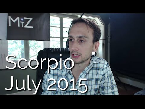 Scorpio Horoscope: July 2015  - Sidereal Astrology