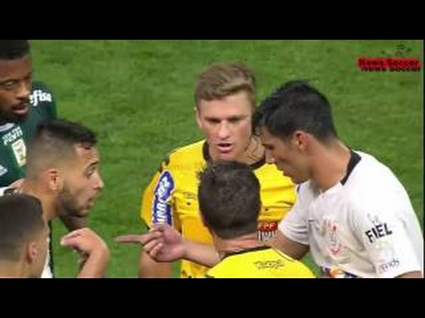 Globo Esporte Corinthians 1x0 Palmeiras (Matéria Completa inclusive sobre a Expulsão de