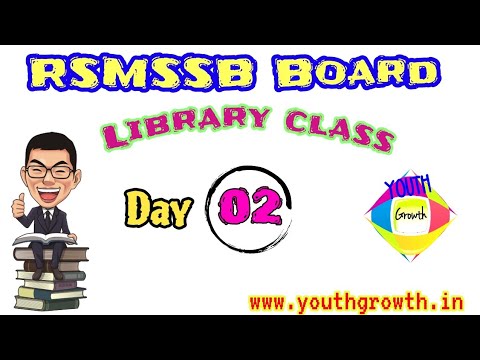 Library Class RSMSSB Day 02 by Youth growth Video