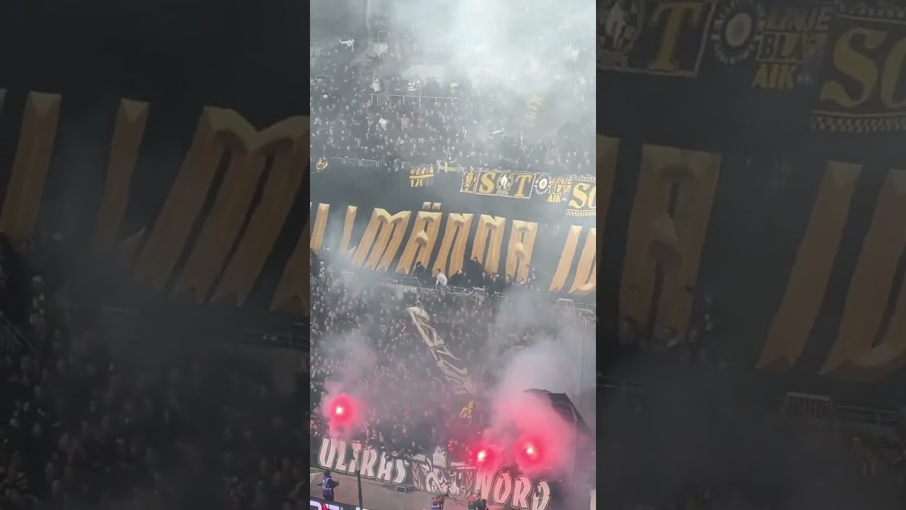 Djurgårdens IF - AIK #NorraStå #AIKSolna #gnaget #aikfotboll #ultras #AIK #difaik (04.05.25)