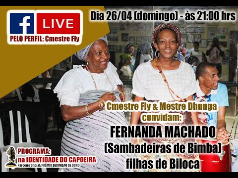 23ª LIVE NA IDENTIDADE DO CAPOEIRA - FERNANDA LOPES MACHADO