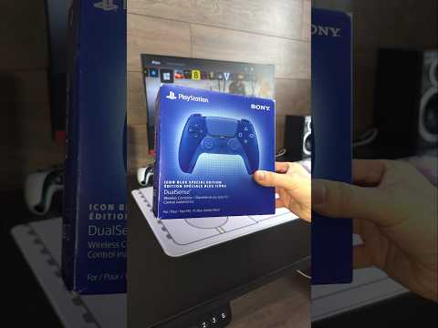 Редкий Dualsense Icon Blue для PS5. Распаковка и обзор