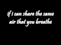 Alexis Jordan The Air That I Breathe Lyrics 