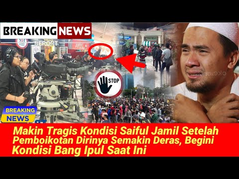 Tragis..!! Kondisi Saiful Jamil Setelah Pemboikotan Dirinya. Pecah Tangis Keluarga Bang Ipul