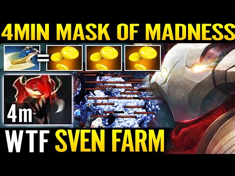 4m MASK Of MADNESS!? Most Effective Item For Sven Fast Farm Then GG by EternalEnVy 7.29 Dota 2 Guide