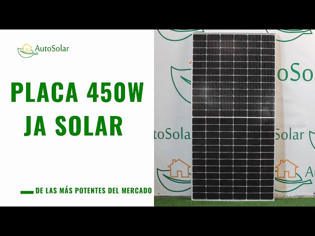 Panel JA Solar 450W 24V Monocristalino PERC