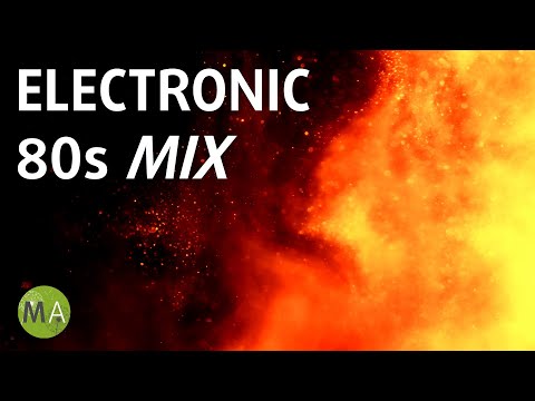 80s Electronic Mix Synth Focus Study Music - Beta Isochronic Tones