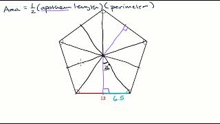 Area of regular polygon given side length | Geometry (TX TEKS) | Khan Academy