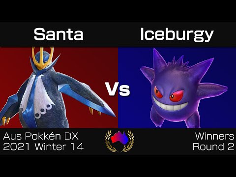 Aus Pokkén DX 2021 Winter 14 - Winners Round 2: Santa (Empoleon) vs. Iceburgy (Gengar)