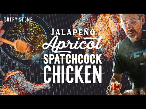 Jalapeño Apricot Spatchcock Chicken I Tuffy Stone