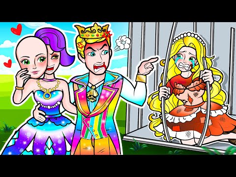 [????paper dolls????] Poor Rapunzel Become Rich Princess  | Rapunzel Family 놀이 종이