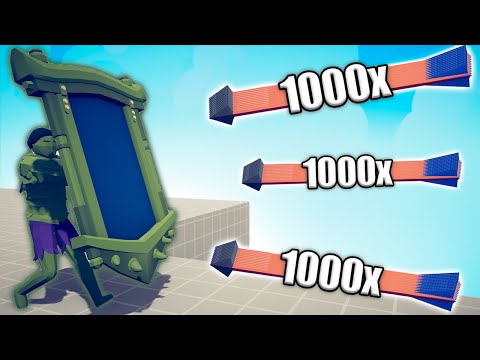 HULK MIRROR SHIELD vs 1000x OVERPOWERED UNITS - TABS | Totally Accurate Battle Simulator 2023