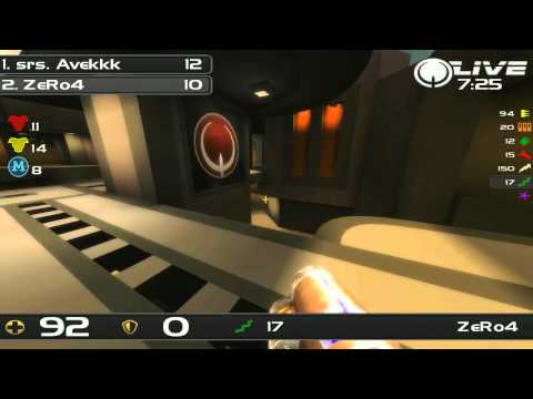 QuakeCon 2011 - Playoffs Round 1 - Avekkk vs ZeRo4 - 2nd Map Only