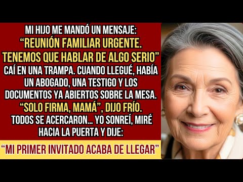 HISTORIAS REALES. “Mamá, solo firma” en la reunión familiar mi hijo reveló la trampa, pero yo ya ...
