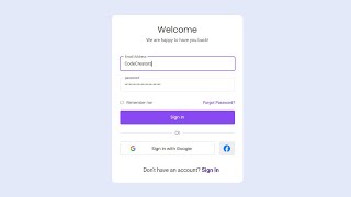 Download the video "Modern Login Form in HTML & CSS"