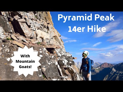 Colorado 14ers: Pyramid Peak Virtual Hike Trail Guide - BONUS MOUNTAIN GOATS!