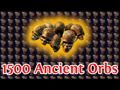PATH OF EXILE 3.14 - 1500 ANCIENT ORBS VS. BELTS - THE SEARCH FOR HEADHUNTER!!