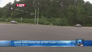 Section of Dam Neck closes due to high water
