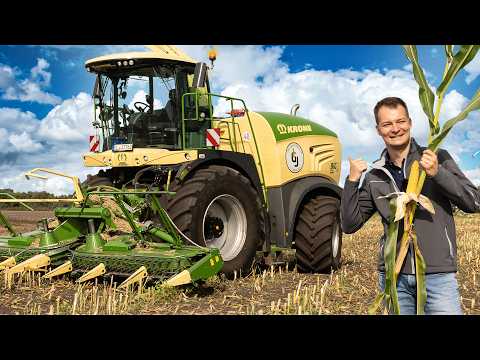 Ich fahre einen KRONE BiG X Maishäcksler! | Erstes Mal Mais häckseln