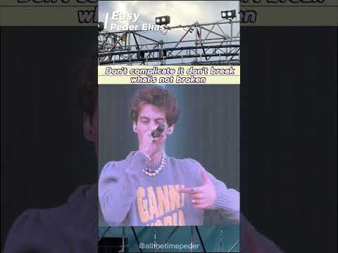 라이브 폼 미치는 노래 : Peder Elias - Easy 🎵 (Full ver.) + 볼하트 _ slow life slow live festival 2022 슬라슬라