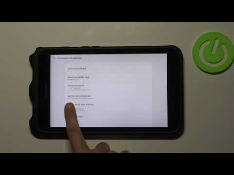 Cómo activar opciones de desarrollador en SAMSUNG Galaxy Tab Active 2 - tutorial paso a paso