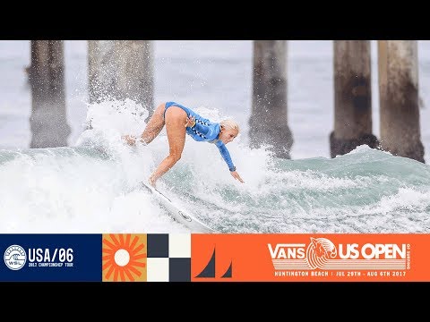 Gilmore vs. Weston-Webb vs. Ado - Round One, Heat 5 - Vans US Open 2017 (W)