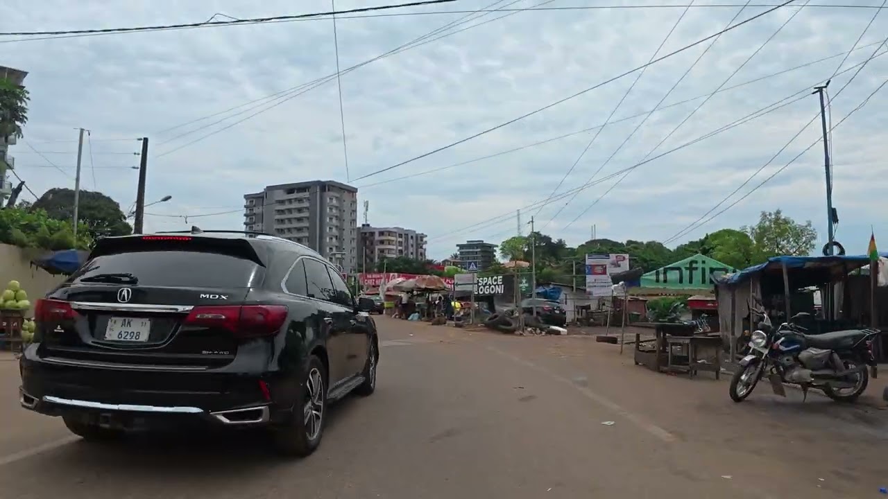 ⁠Moto ride à Conakry : Taouya → Belle Vue → Déviation | Vue corniche