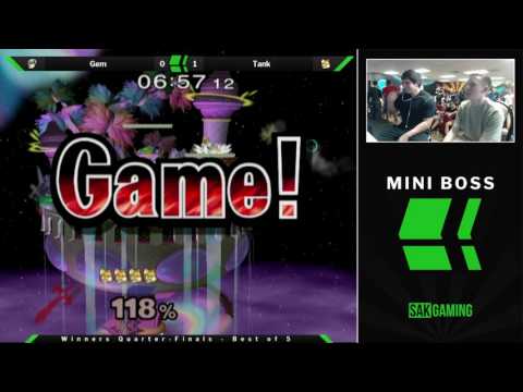 Mini Boss Top 56 Winners Quarters - Gem (Marth) vs Tank (Fox)