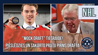 Drafts pirms drafta – NHL Fantasy “Mock Draft” tiešraide!