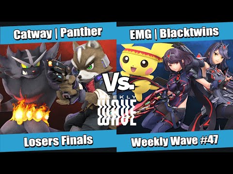 Weekly Wave #47 [L] Finals - Catway | Panther (Fox, Incineroar) vs EMG | Blacktwins (Aegis, Pichu)