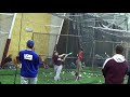 Soft Toss at Mississippi State Winter Hitting Camp 1/21/2018