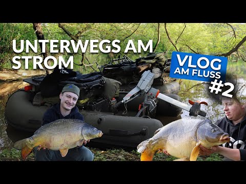 VLOG am Fluss #2 - Unterwegs am Strom | Karpfenangeln mit Boilie | P.R. Baits