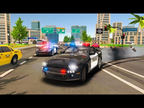 Police Car Mercedes S63 Driving - Hot Pursuit Simulator 3D - Android Gameplay