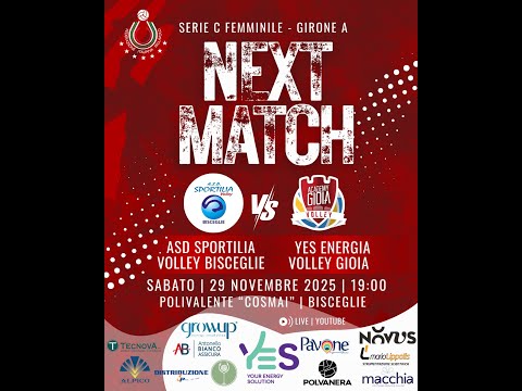 𝐒𝐞𝐫𝐢𝐞 𝐂 𝐅𝐞𝐦𝐦𝐢𝐧𝐢𝐥𝐞 – 𝐆𝐢𝐫𝐨𝐧𝐞 𝐀 -  𝑺𝒑𝒐𝒓𝒕𝒊𝒍𝒊𝒂 bisceglie vs Yes Energia