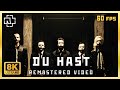 Rammstein Du Hast 8K 60fps English Subtitles Ai Remastered Video 4K To 8K Upscaled