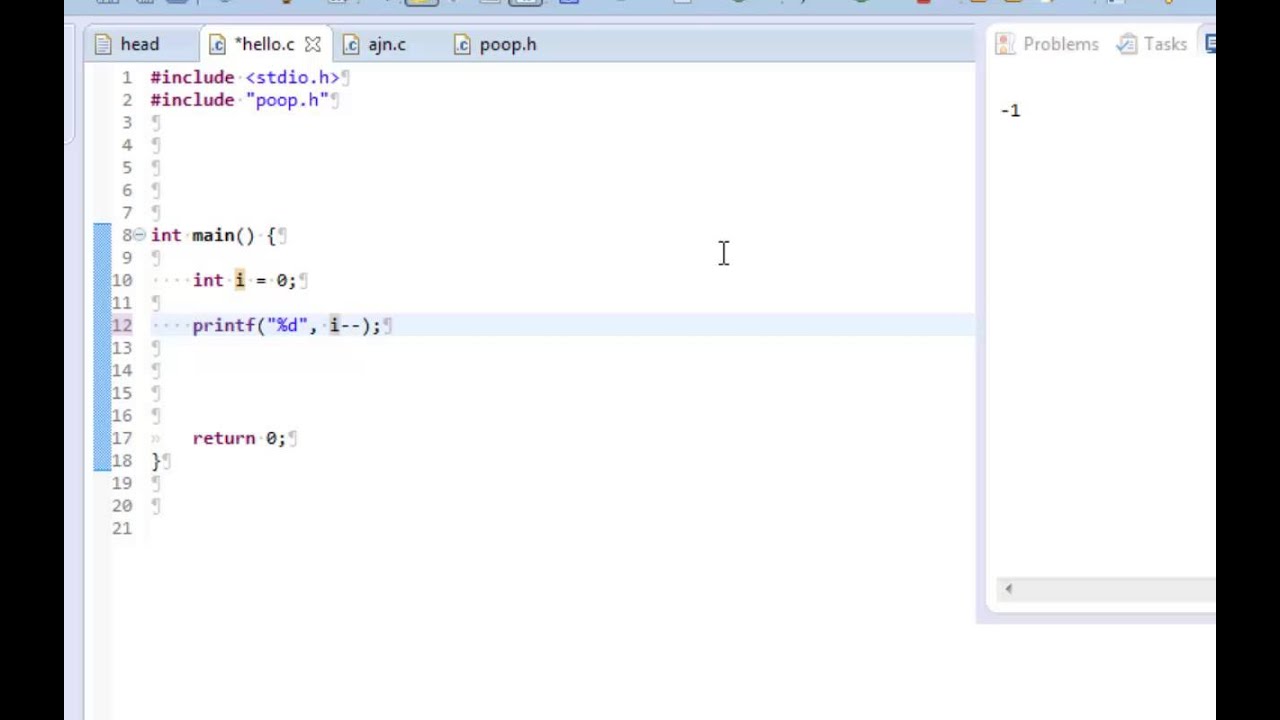 C-3 increment & decrement