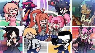 Cover art for Hot Air Balloon But Every Turn A Different Cover Is Used 🎶 (FNF Doki Doki Takeover )