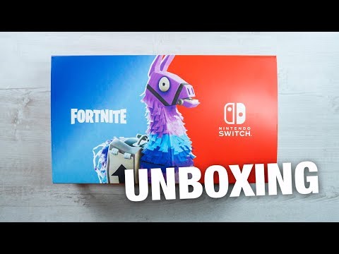 Nintendo Switch Fortnite Bundle - Console Unboxing! Double Helix Skin