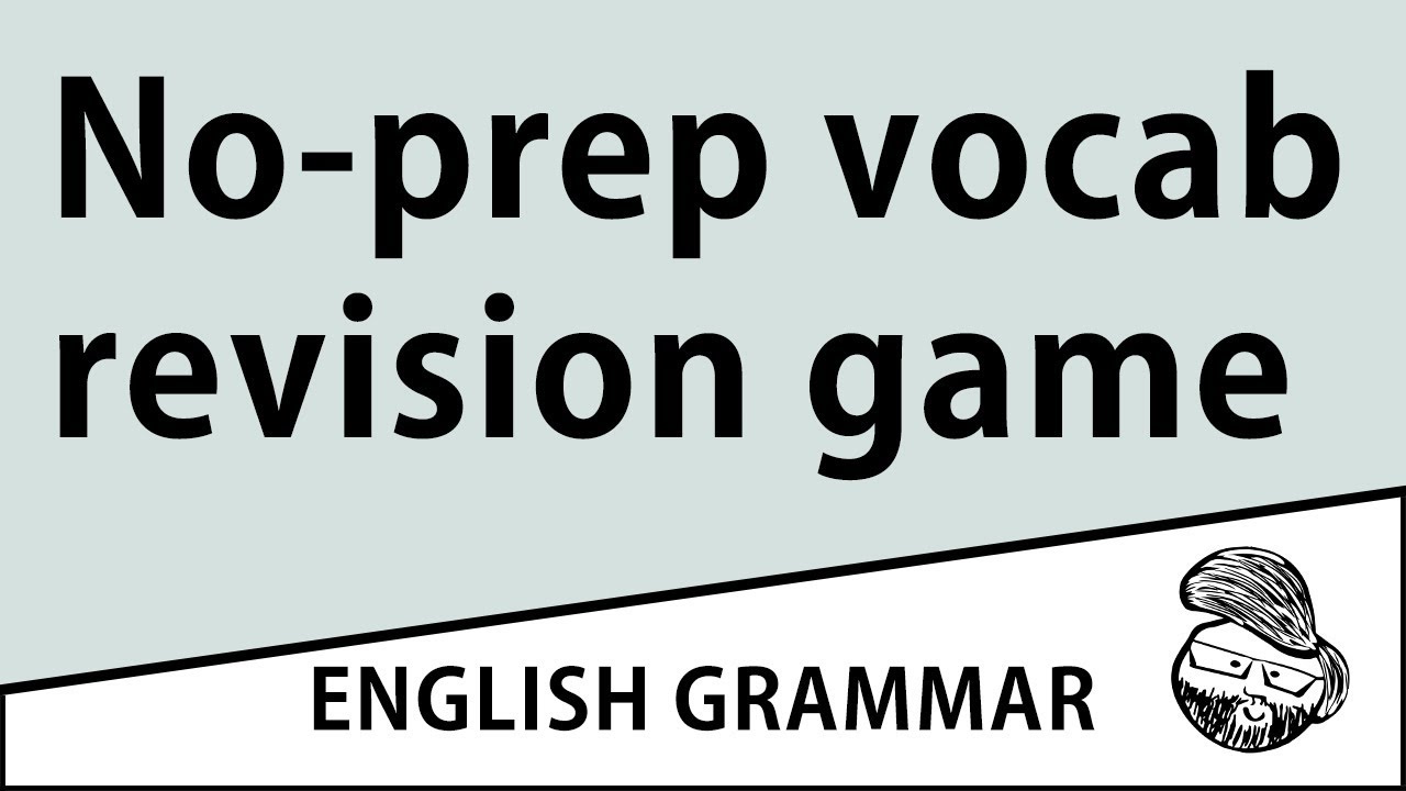 For teachers - No-prep vocab revision game
