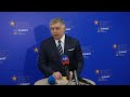 Tlačová Konferencia Predsedu Vlády SR Roberta Fica Zo Summitu EPC V Albánsku