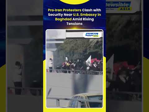 Pro‑Iran Protesters Clash with Security Near U S Embassy in Baghdad Amid Rising Tensions