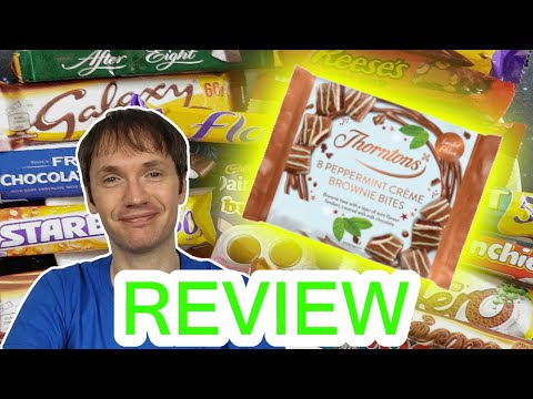 Thorntons Peppermint Crème Brownie Bites Review