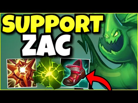 ZAC SUPPORT IS 100% GENIUS IN SEASON 11... THIS BUILD MAKES YOU INVINCIBLE! - League of Legends