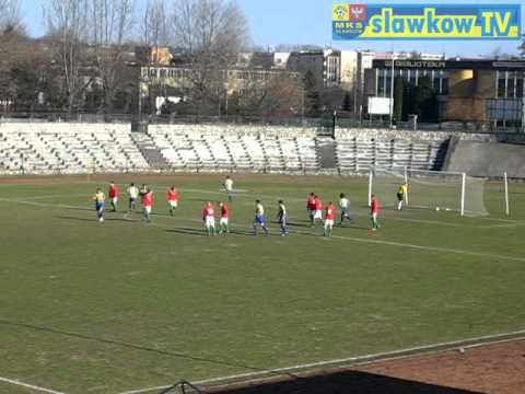 Sarmacja II Będzin - MKS Sławków 1:2 (Krzywdziński na 1:2)