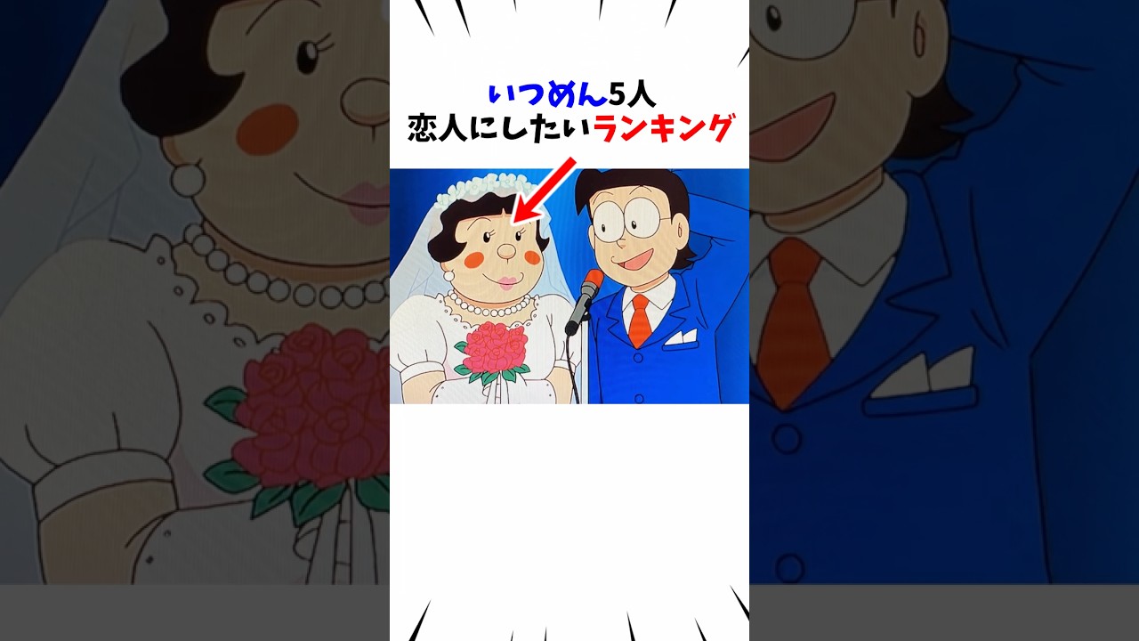 【ドラえもん】恋人にしたいランキング#shorts