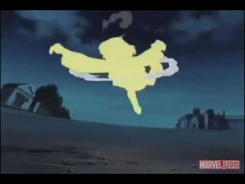 X-Men Evolution: Rogue absorbs Storm.